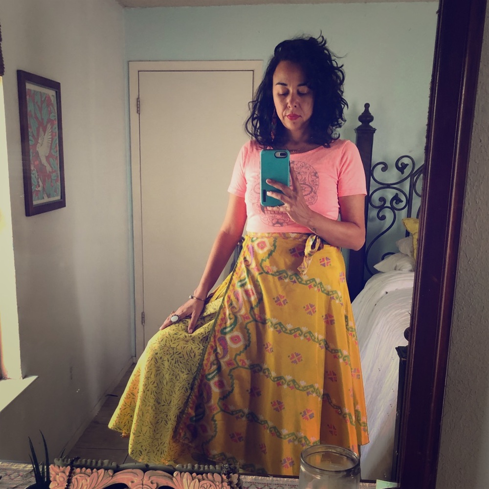 Boho flow skirt